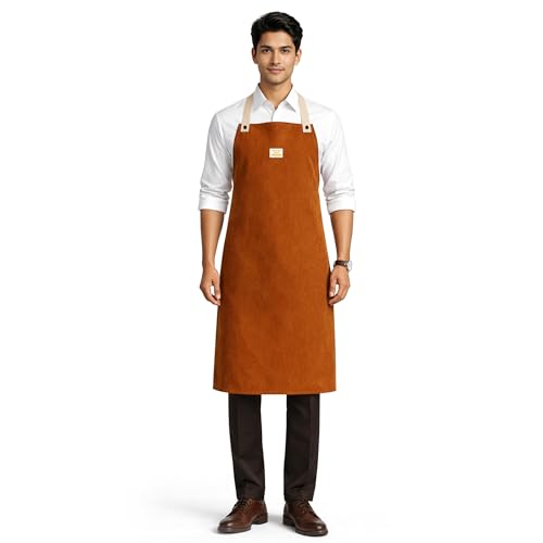 Image of uniformer Fire Retardant Apron | Heat & Spark Resistant | Fire Safety Apron | Heavy Duty Safety Gear | For Welders, Chefs & Fire Hazard Workers