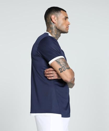Image of Puma Men's teamLIGA Football Jersey | Lightweight and Sweat Proof Polyester Sports Crew Neck Training T-Shirt for Men | Breathable Athletic T-Shirt for Football & Sports