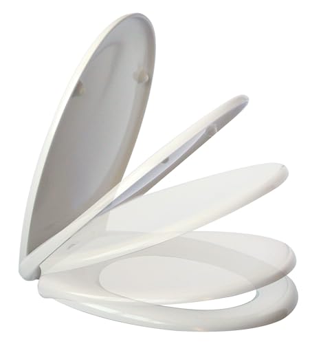 Tecom - Sedile Per Wc Universale Termoindurente Dsc01 - Rub7568 - Bianco