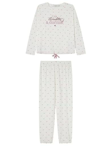 Women´secret Pijama Largo La Vecina Rubia Pyjama, White, S para Mujer | Ya disponible en tu tienda friki favorita! En mundofriki.es!