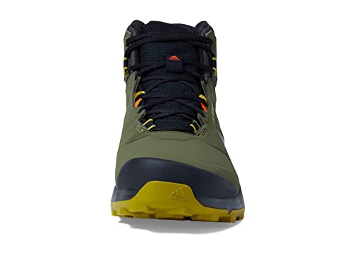 adidas Mens Terrex Ax4 Mid Beta C.Ready Round Toe Hiking Casual Boots Ankle - Green2