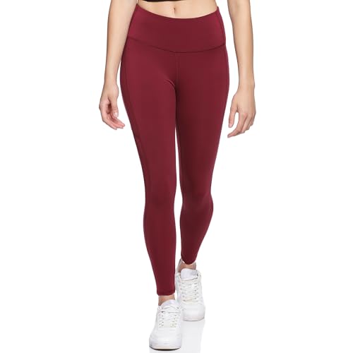 Image of JOLGER Women's High-Waisted Yoga & Workout Tights - Ultra-Stretch Fabric with Breathable Mesh Panels, Moisture-Wicking Leggings for Yoga, Pilates, Running, and Gym Training. Performance Activewear.