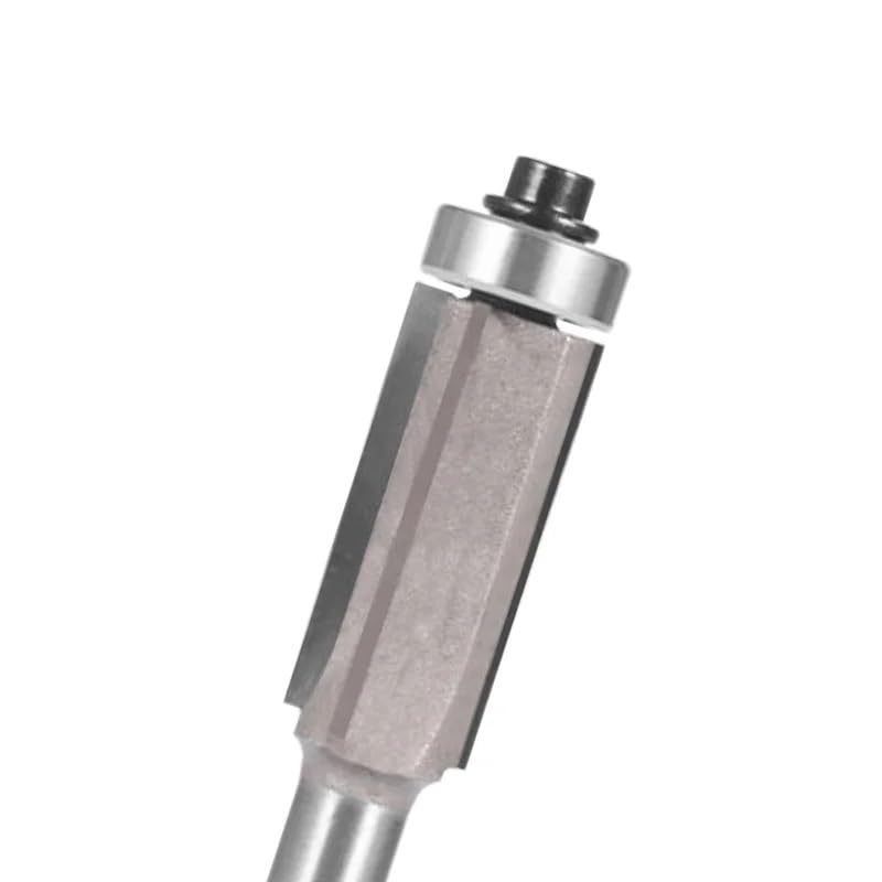 1/2/3/4 szt. 8MM 12MM UCHWYT Z4 Flush Trim Router Bit z 4 ostrzami zielony żółty frezy do drewna do frezowania drewna frez trzpieniowy(2pcs-A-Green)