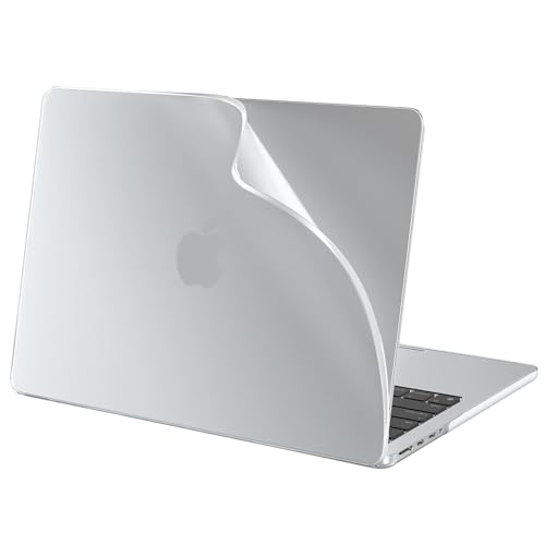 BlueSwan PP Cover compatibile con MacBook Pro 14 Pollici M5 M4 M3 M2 M1 Pro/Max 2026 2025-2023 2021 (A3426 A3427 A3434 A2442 A2779 A2918 A2992) Custodia Durevole Protettivo Traslucido - Opaco Bianco