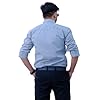Sparrow Outfit Men’s Pure Cotton Regular Fit Shirt | Casual Wear Formal Shirts for Men and Boys | Spread Collar Long Sleeve Button Down Shirt for Office Parties Special Occasions (Dark Grey)