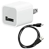 UpBright 5V AC/DC Adapter + Micro USB Charging Cable Compatible with VOYOR BR410 Blackhead Remover Electric Face Vacuum Pore Cleaner Acne 5V 5VDC DC5V Power Supply Cord PS Wall Home Battery Mains PSU