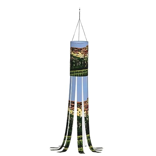 YHBLYKXP Calcetines de viento con estampado toscano de Italia, calcetines de viento personalizados, decoraciones de fondo de fiesta