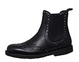  Angulus 7574 Mädchen Chelsea Boots, Schwarz (Black), EU 36