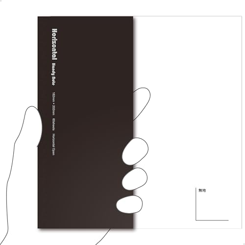 �y�X�}�z�݂����Ɏ��������z Horizontal �p�^���Ɛ����ɊJ�� �n���f�B�m�[�g B5���ɍL���� �������{ 91mm×202mm ���{�� �b STANDARD���f�� (�m���n�n�u���b�N)