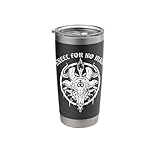 Gothic Occult Satanic Pentagram Leviathan Cross Baphomet Stainless Steel Insulated Tumbler