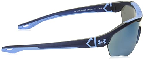 Under Armour Boys Ua Yard Pro Jr. Sunglasses, Matte Blue/Blue Multilayer, 99mm 1mm US by Under Armour - Image 3