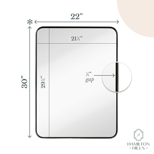 Hamilton-Hills-22x30-inch-Metal-Black-Frame-Mirror-for-Bathroom-Brushed-Rectangular-Rounded-Corner-Vanity-2-Deep-Set-Design-Large-Wall-Mirrors-Decorative-Hangs-Horizontal-and-Vertical