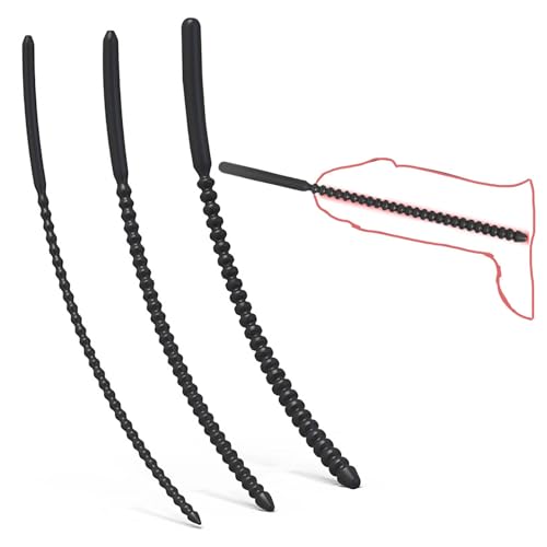 Lot de 3 sondes urinaires de différentes tailles, extensibles pour faciliter la miction, kit d'entraînement spécial pour hommes -D26FR