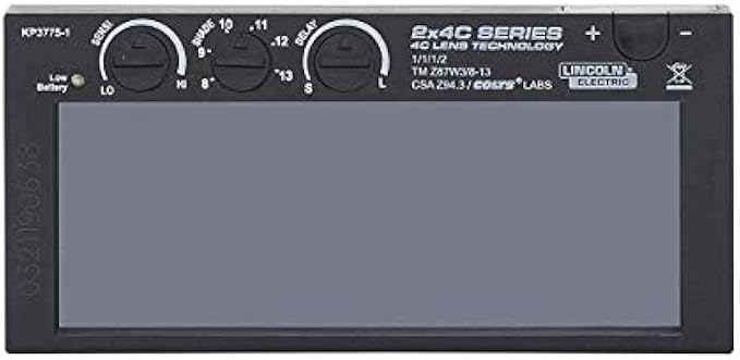 LINCOLN ELECTRIC 2x4 C-Series Auto-Darkening Welding Lens Variable Shade 8-13 KP3775-1