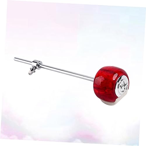 Vaguelly baqueta para bombo con mango metálico y fieltro rojo miniatura 2