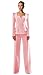 Fashion Womens Suit 2 Piece Double Breasted Suits for Women Regular Fit Square Neck Tuxedo Burnt Orange Womens Suits Size Medium
