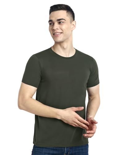 Image of hummel Cam Men's Cotton Round Neck Half Sleeve T-Shirt