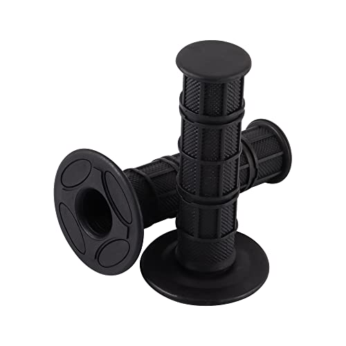 WOOSTAR 22mm 7/8 Goma Acelerador Empuñadura Reemplazo para XR 50 KLX SSR Pit MX CRF150F CRF230F CRF250F CRF450F ATV 4 Wheeler Pocket Moto Bike Quad Pit Dirt Bike Negro Paquete de 2