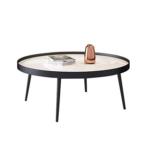 Round Coffee Table/Low Table, Four-Legged Support, Tempered Glass Tabl Round Coffee Table/Low Table, Four-Legged Support, Tempered Glass Tabl