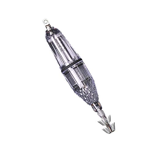 SM SunniMix 12cm Gancho de Calamar Pulpo Luminoso Cebo Señuelo para Pesca...