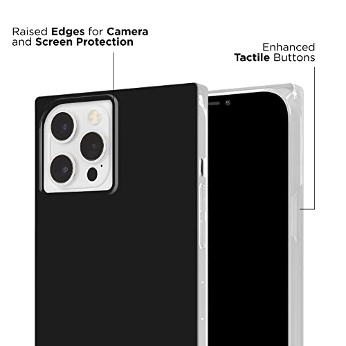 Coque rectangulaire iPhone 12 Pro Max Case-Mate BLOX antichoc fine noire