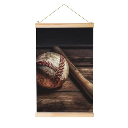 Cadre trop lourd ? Optez pour cette toile de baseball suspendue