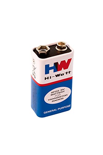 Image of SP 9V HI-Watt Long Life Carbon Battery Multipurpose Used (Pack of 5)