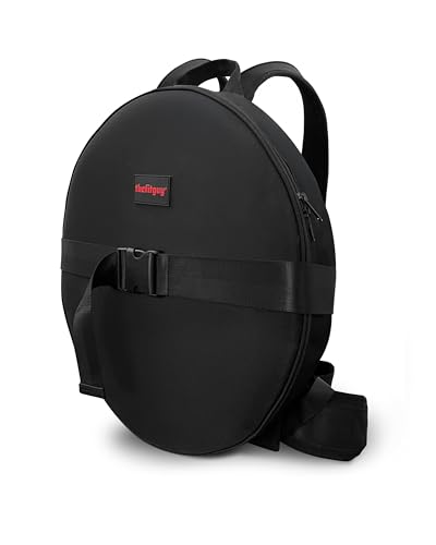 THEFITGUY Weighted Backpack for Gym Weight Plate - for Pushups, Calf Raises, Squats, Wear on Back or Front, Fits Up to 17.5” Diameter, 2.5” Thick Plate, Padded Straps & Secure Buckles - For Home & Gym