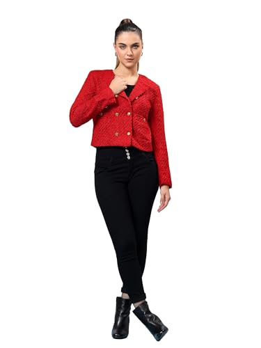 Image of KOTTY Bold & Beautiful Women's Solid Color Blazer - The Ultimate Style Statement