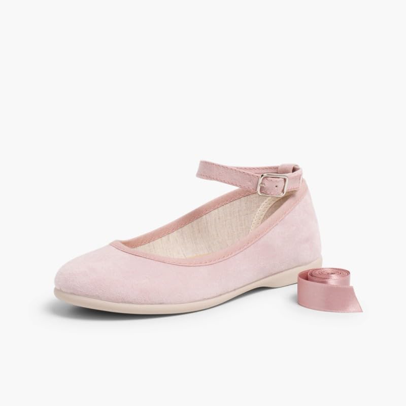 Ballet Pumps Satin Bow Anklet Strap2