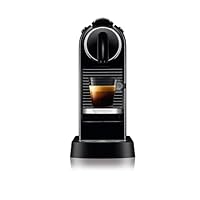 Nespresso Citiz Coffee Machine by De'Longhi for Original Coffee Pods, Italian Inspired Espresso, Quality Coffee, Starter Capsule Set Included, EN167.B, Black