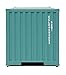 Walthers SceneMaster 949-8151 HO Scale Model of China Shipping (Green, White) 40' Corrugated Container
