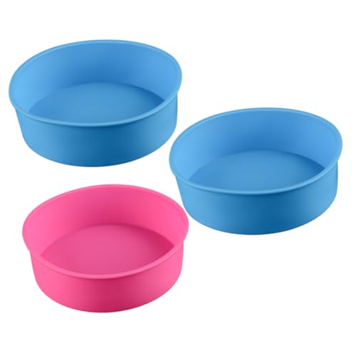 BESTonZON �V���R���P�[�L�^ �x�[�L���O���[���h �ی^�ϔM�V���R���f�� 8�C���` 3�Z�b�g �ƒ�p�x�[�L���O�E�F�A �P�[�L �p�� �u���E�j�[�����p �F�w��s��