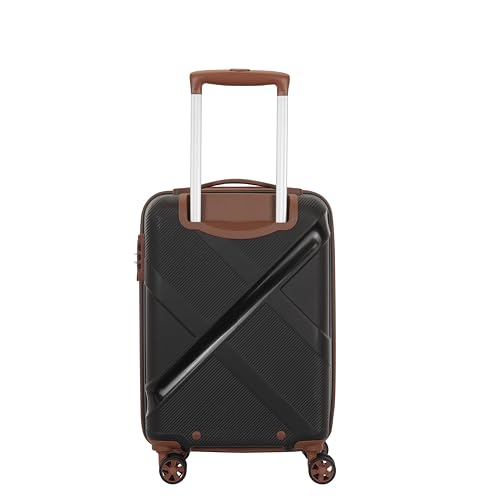 Image of Kamiliant Polypropylene KAM Double 8 Spinner Wheels Hard Shell Suitcase Falcon DLX SP55TSA Black,Small, 55 Cm