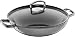 Produktbild WMF Fusiontec Mineral Wok Induktion 32 cm, Wokpfanne mit Glasdeckel, High-Tech Keramik, backofenfest, kratzfest, grau