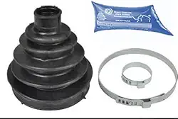 Kit Coifa Homocinética Lado Roda para Fiat Punto 1.4 2008 a 2016, com Graxa e Abraçadeiras