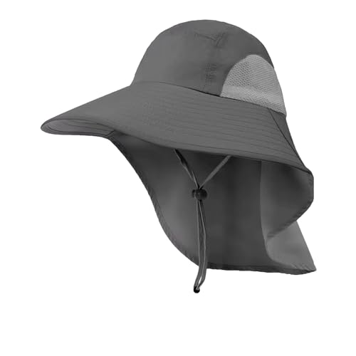 Gorras Y Sombreros Protección Uv,Gorra Nuca,Sombreros Para El Sol,UPF 50+,Sombrero de Sol de ala Ancha Unisex Resistente al Agua,Gorra con Protector de Cuello,Sombrero de Pesca Y Trekking