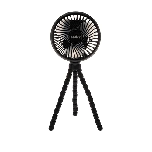 Nuby Stroller Fan – Flexible Tripod Design with...