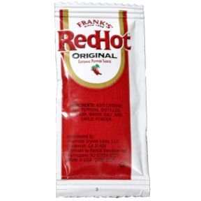 Franks Red Hot Original Sauce (Packet) (Pack of 200)