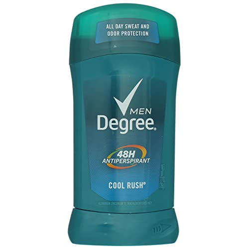 Degree Men Dry Protection Antiperspirant & Deodorant, Cool Rush 2.7 Oz, (Pack Of 6)