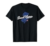 Beach Haven New Jersey NJ Map Men Women Kids T-Shirt
