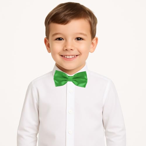 Image of Kids Pre-tied Bow Tie for Boys, Formal & Casual Adjustable Bowtie Age 3-13 Years