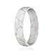 ROQ Silicone Wedding Ring for Women, Thin, Affordable 6mm Metallic Silicone Rubber Wedding Bands, Comfort Fit, Singles & 4 Packs - Rose Gold, Silver, Gold, Platinum, Copper, Bronze, Gunmetal
