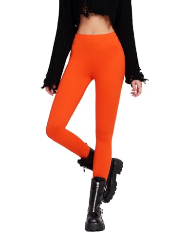 Image of sissycos Women's 80s Leggings Neon Artistic Splash Printed Buttery Soft Stretchy Pants