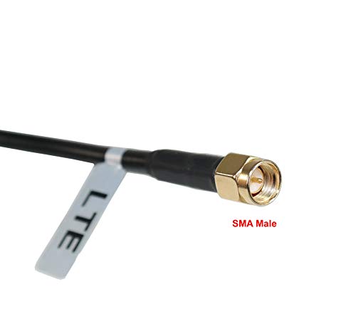 Image of Proxicast 5-in-1 Professional Low-Profile MIMO LTE + Wi-Fi + GPS Screw Mount Combination Vehicle Antenna Compatible with Cradlepoint, Digi, Peplink and Other Modems /Routers (ANT-500-221)