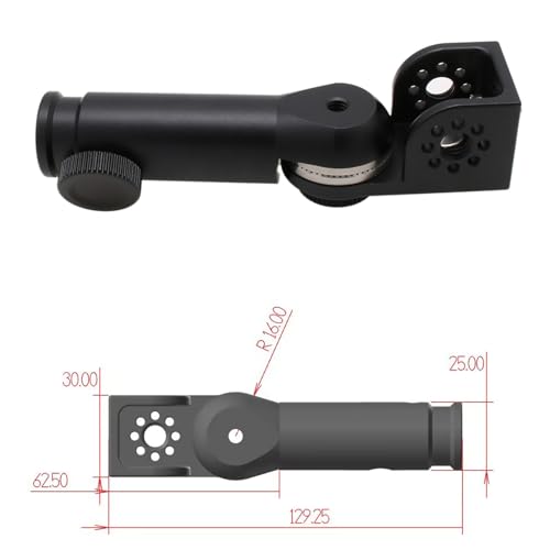 Moniteur vidéo orientable avec l'adaptateur de trépied cube
