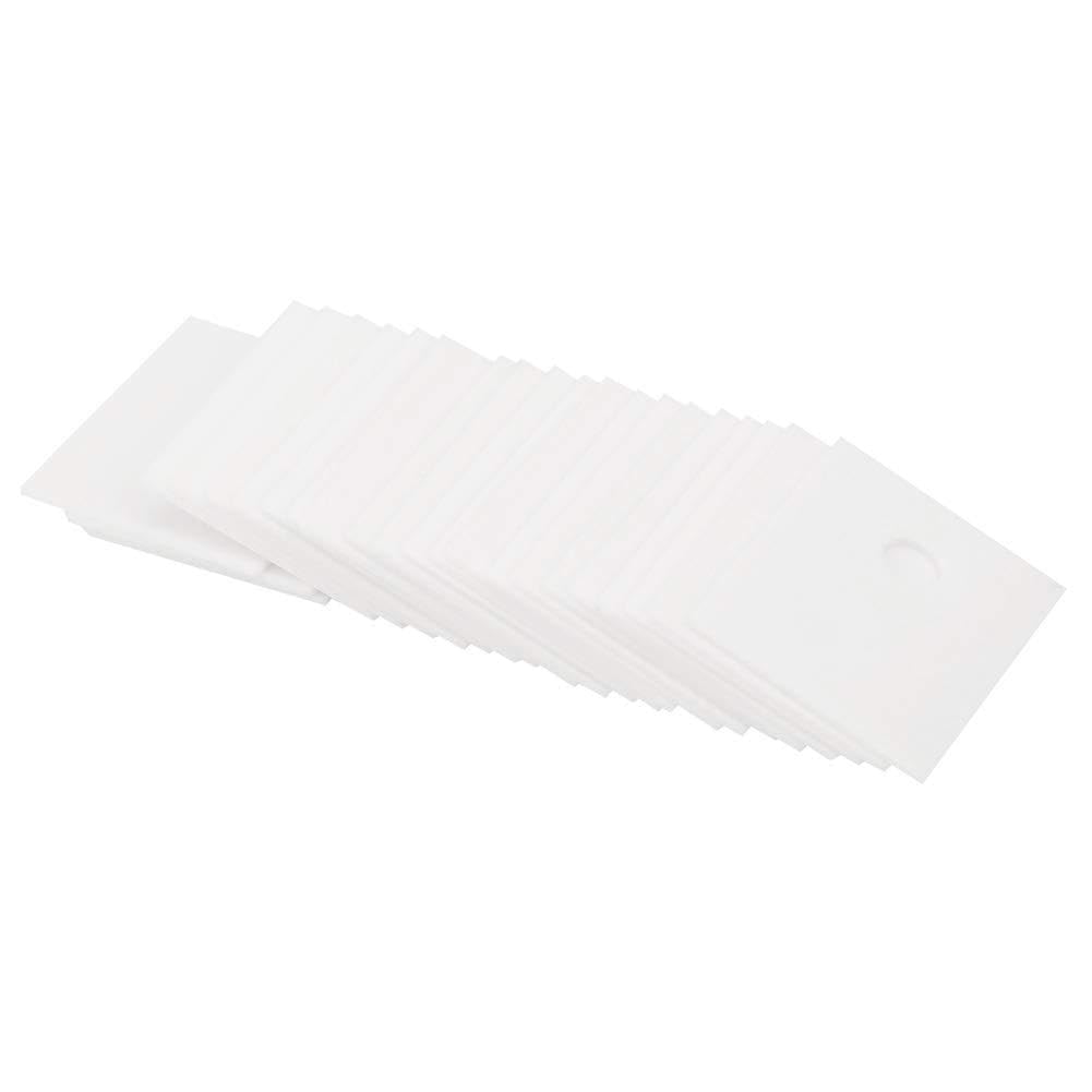 100 Stück TO-247 Aluminiumoxid Keramik Isolierfolie 17x22x1mm für MOS Transistor mit 3,7mm Loch Wärmeleitfähigkeit 28 W/mk Isolationsleistung 15 kV/mm