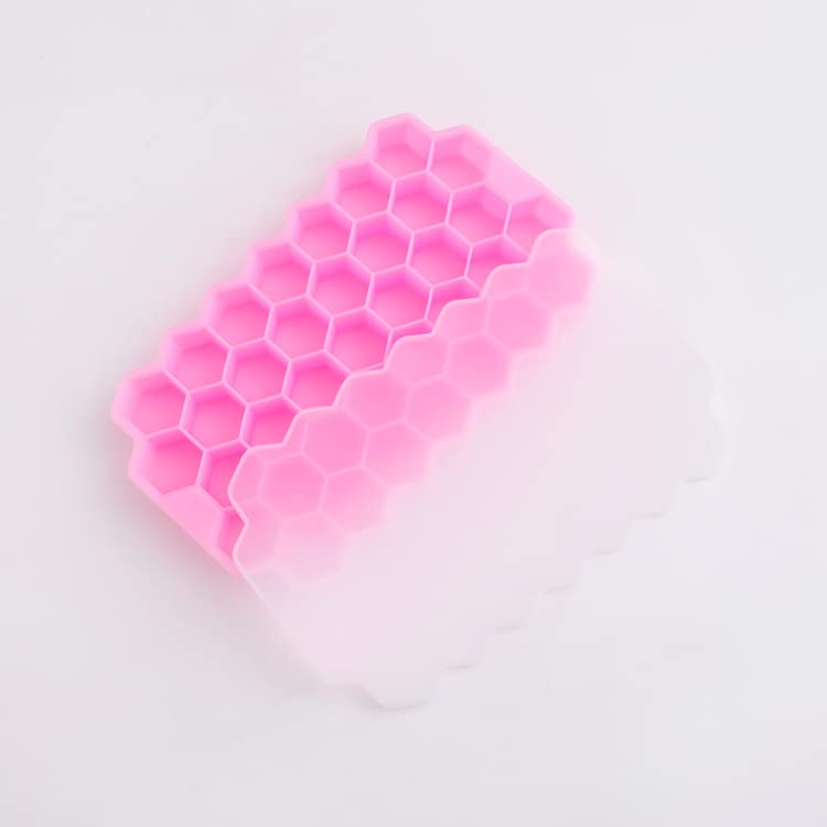 QiaoerSilicone Honeycomb Ice Tray Mold Household Ice Making Ice Mold Honeycomb Ice Tray, Ice Bath Ice Cube Mold