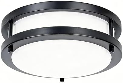 36W LED Flush Mount Ceiling Light Fixture, 400W Equivalent, 5000K Daylight