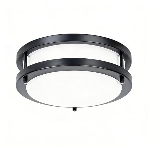 Drosbey 36W Ceiling Light Fixture, 13in Flush Mount Light Fixture, LED Ceiling Lamp for Bathroom, Bedroom, Kitchen, Laundry Room, Garage, Super Bright 3200 Lumens, 5000K Daylight White